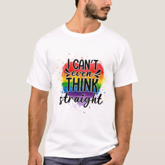 T-shirt Je ne peux même pas penser directement cadeau mois