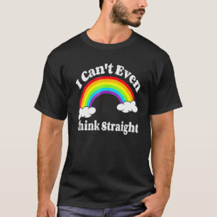 T-shirt Je Ne Peux Même Pas Penser Droit Lgbt Gay pride Mo