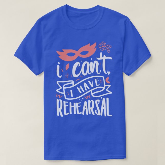 T-shirt Je Ne Peux Pas Avoir De Répétition 2 (Design devant)