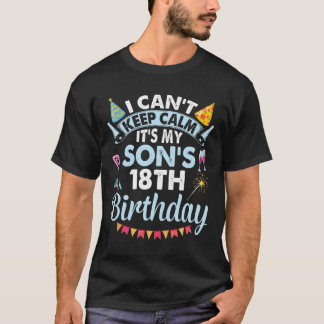 T-shirt Je ne peux pas garder le calme C'est la fête du 18