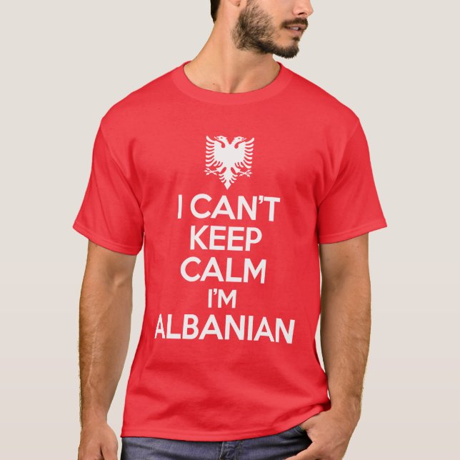 T-shirt Je ne peux pas garder le calme que je suis (Devant)