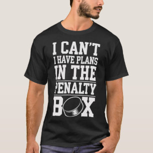 T-shirt Je ne peux pas, j'ai des plans dans la boîte de pé