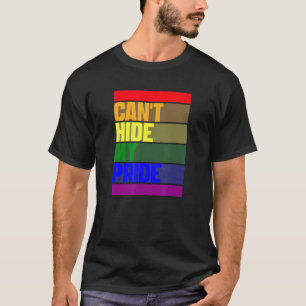 T-shirt Je Ne Peux Pas Masquer Ma Fierté Lesbienne Gay Lgb