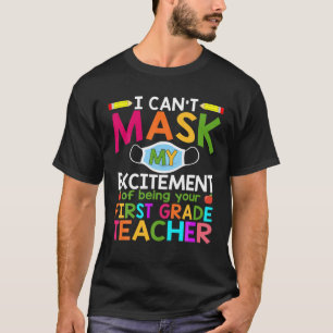 T-shirt Je ne peux pas masquer mon enthousiasme d'être vot