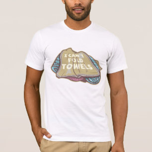 T-shirt Je ne peux pas plier serviettes drôle de linge jou