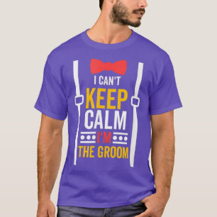 T-shirt Je ne peux pas rester calme, je suis la soirée d'e