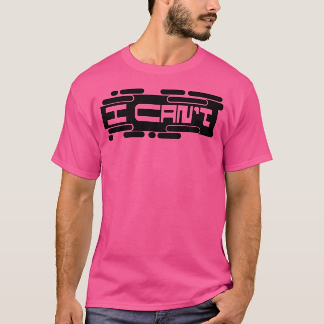 T-shirt Je ne peux pas Sarcastique (Devant)