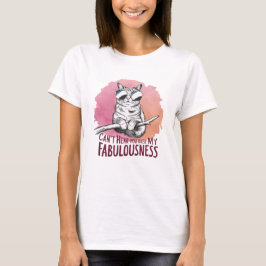T-shirt Je ne peux pas t'entendre au-dessus de mon chat