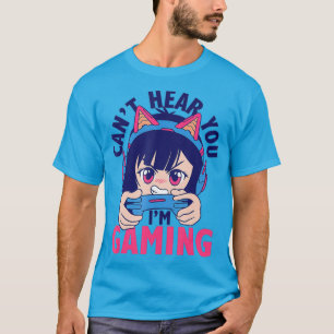 T-shirt Je Ne Peux Pas Vous Entendre Je Joue Amusant Gamer