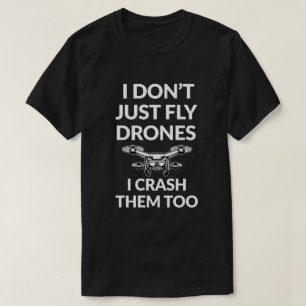 T-shirt Je ne pilote pas simplement la chemise drôle de