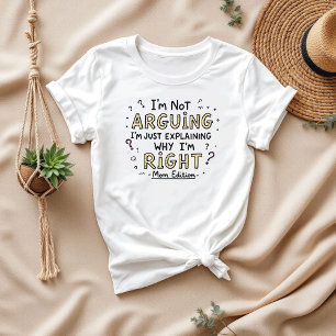 T-shirt Je ne plaide pas   Sarcastique   Maman drôle