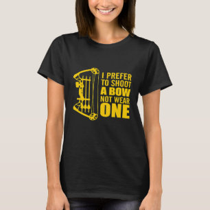 T-shirt Je Ne Porte Pas De Soupçons Je Les Tire Tir À L'Ar