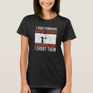 T-shirt Je ne porte pas de vaches je les tire sur des femm