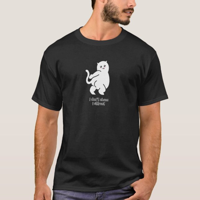 T-shirt Je ne poursuis pas que j'attire mignon amour de ch (Devant)