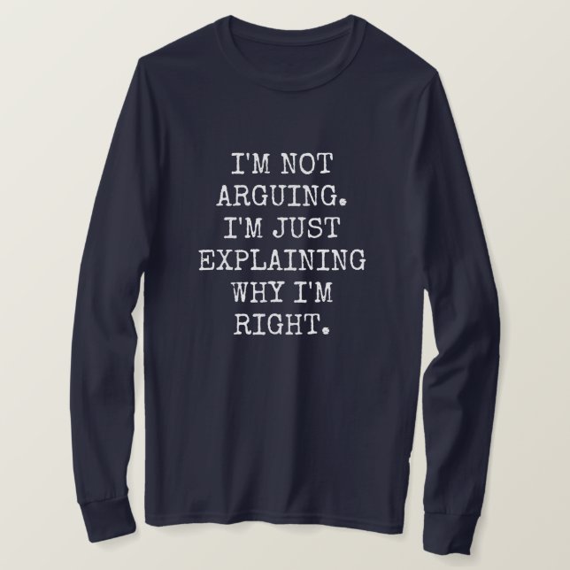 T-shirt Je ne prétends pas que je ne fais qu'expliquer pou (Design devant)