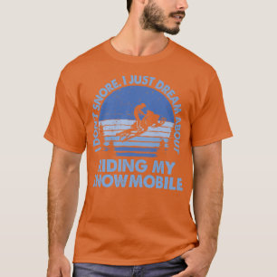 T-shirt Je ne ronfle pas, je rêve juste de conduire ma mot