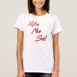 T-shirt Je ne sais pas