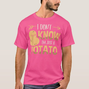 T-shirt Je ne sais pas je suis juste un tatouage végétarie