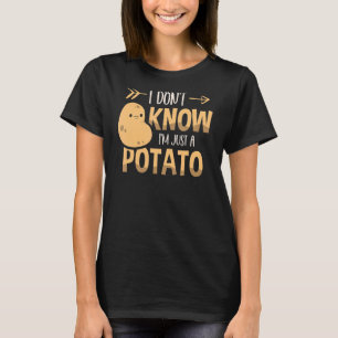 T-shirt Je ne sais pas je suis juste un tatouage végétarie