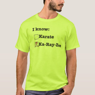T-shirt Je ne sais pas le karaté