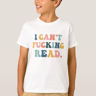 T-shirt je ne sais pas lire, drôle de maillot pour tout-pe