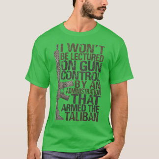 T-shirt Je Ne Serai Pas Enseigné Sur Le Contrôle Des Armes