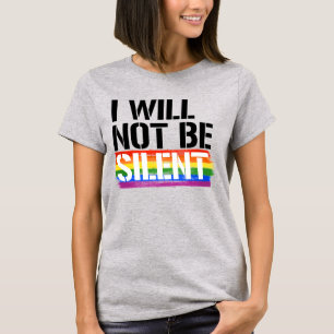 T-SHIRT JE NE SERAI PAS SILENCIEUX