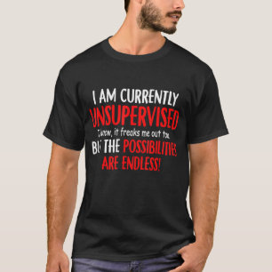 T-shirt Je Ne Suis Actuellement Pas Sous Surveillance Je S