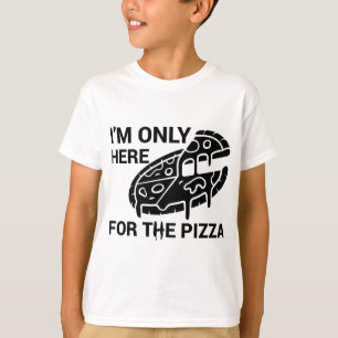 T-shirt Je ne suis ici que pour Pizza Funny Pizza Funny Pi
