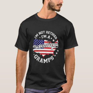 T-shirt Je ne suis pas à la retraite, je suis un grand-pèr