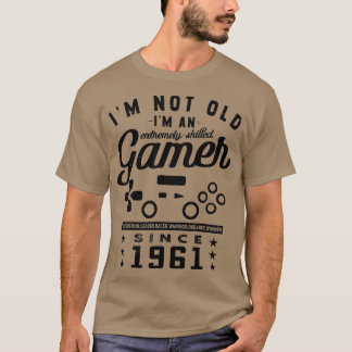 T-shirt Je Ne Suis Pas Ancien Je Suis Un 1961VideogameJeu 
