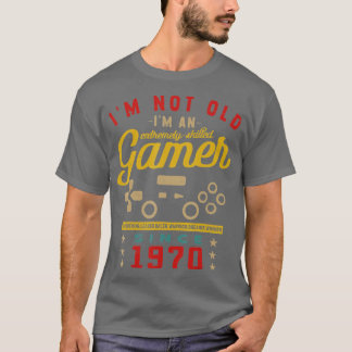T-shirt Je Ne Suis Pas Ancien Je Suis Un 1970VideogameJeu 