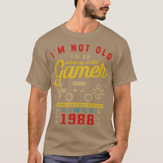T-shirt Je Ne Suis Pas Ancien Je Suis Un 1988VideogameJeu