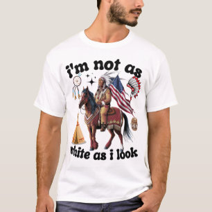 T-shirt Je ne suis pas aussi blanc que je l'ai l'air du dr