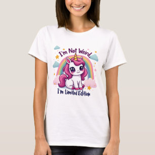T-shirt Je ne suis pas bizarre Je suis Limited Edition Cut