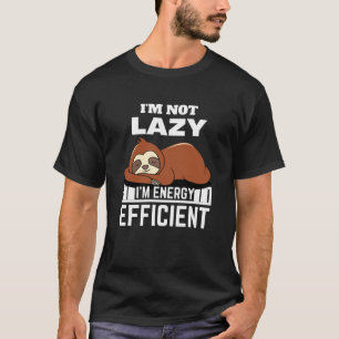 T-shirt Je ne suis pas blasé Je suis éconergétique et amus