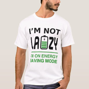 T-shirt Je ne suis pas blasé, je suis en mode économie d'é