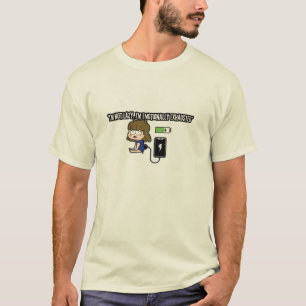 T-shirt Je ne suis pas blasé, je suis épuisé sur le plan é