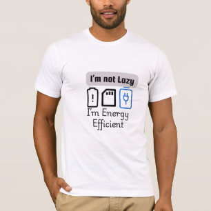 T-shirt "Je ne suis pas blonde, je suis économe en énergie