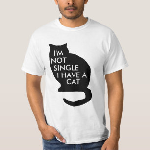 T-shirt Je ne suis pas célibataire j'ai une chemise drôl