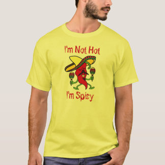 T-shirt Je ne suis pas chaud, je suis épicé… Hommes