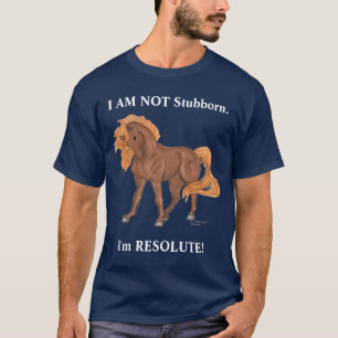 T-shirt JE NE SUIS PAS cheval têtu