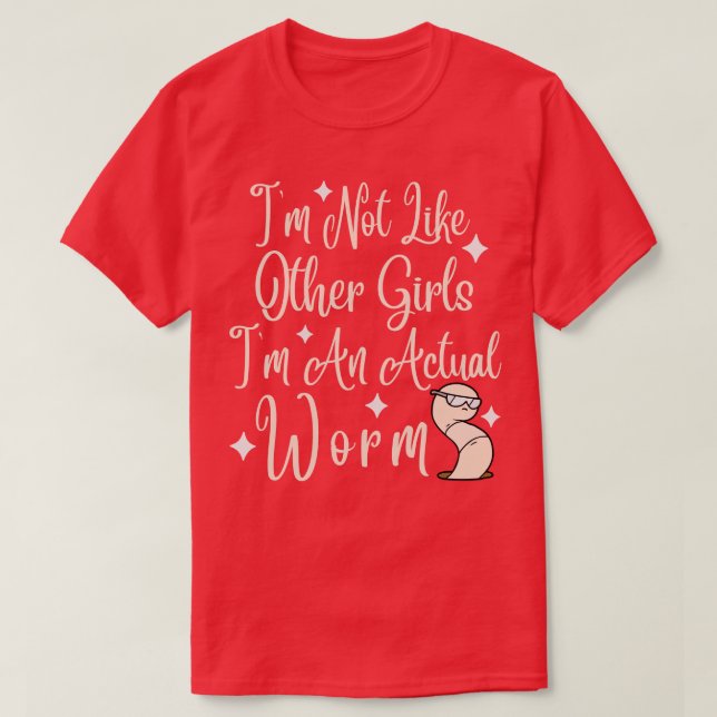 T-shirt Je Ne Suis Pas Comme D'Autres Filles Je Suis Un Ve (Design devant)