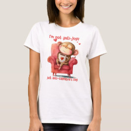 T-shirt Je ne suis pas contre l'amour juste contre la Sain