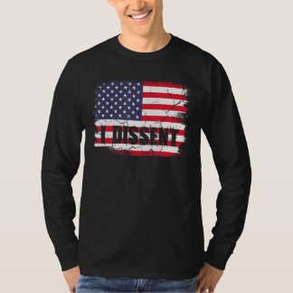 T-shirt Je Ne Suis Pas D'Accord Avec Les États-Unis Sur Le