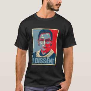 T-shirt Je ne suis pas d'accord - célèbre RBG Ruth Bader