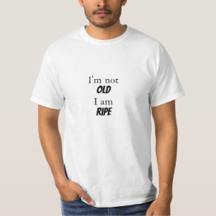 T-shirt Je ne suis pas des vieux hommes