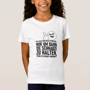 T-Shirt JE NE SUIS PAS EN TRAIN D'APPRENDRE À PARLER