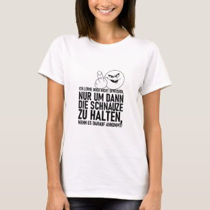 T-SHIRT JE NE SUIS PAS EN TRAIN D'APPRENDRE À PARLER