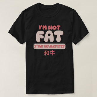 T-shirt Je ne suis pas gros, je suis paresseux.